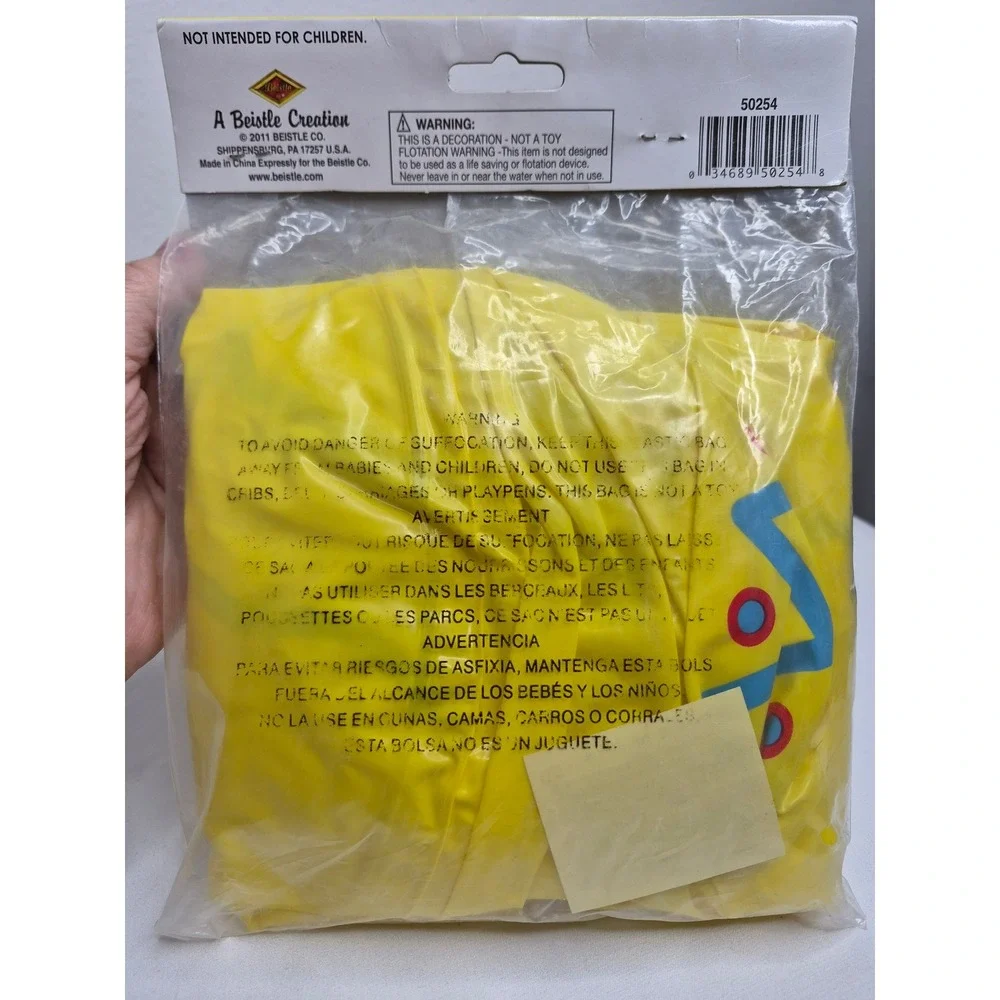 Beistle Sombrero Inflatable Cooler 18 Inch Fiesta Party Decoration Yellow 50254
